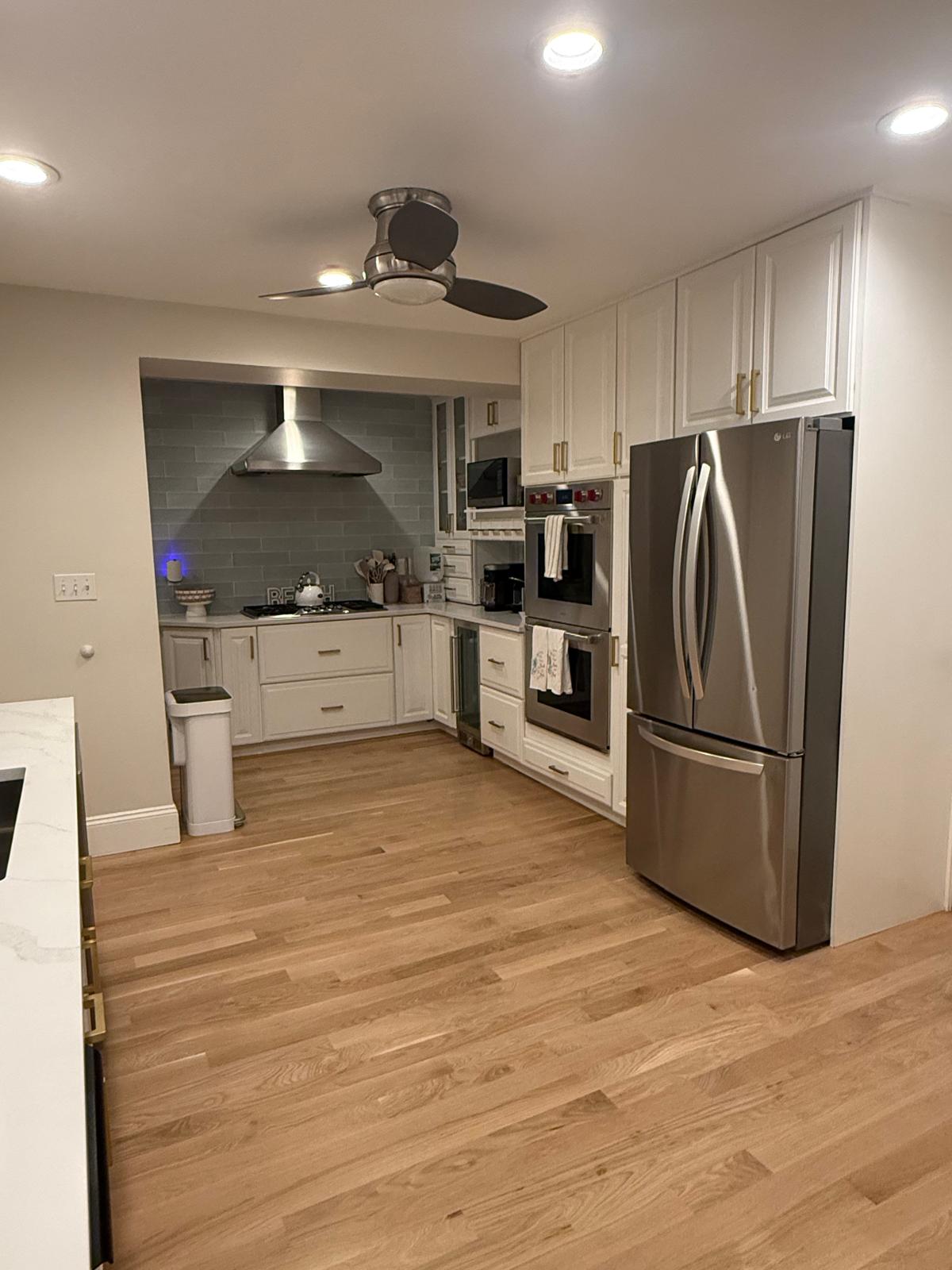 Space before professional cleaning service