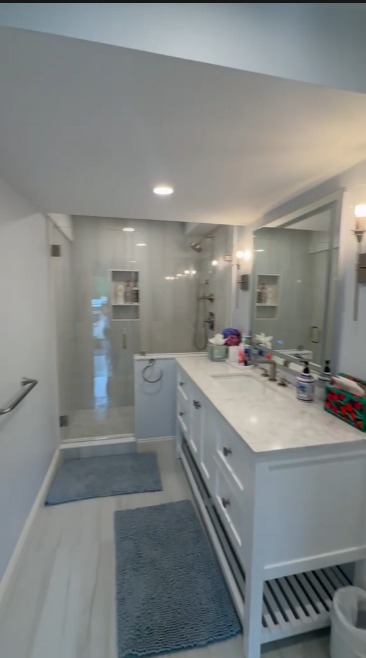 Space before professional cleaning service